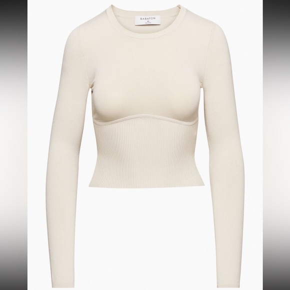 Babaton Sculpt Knit Empire Longsleeve - Picture 2 of 8